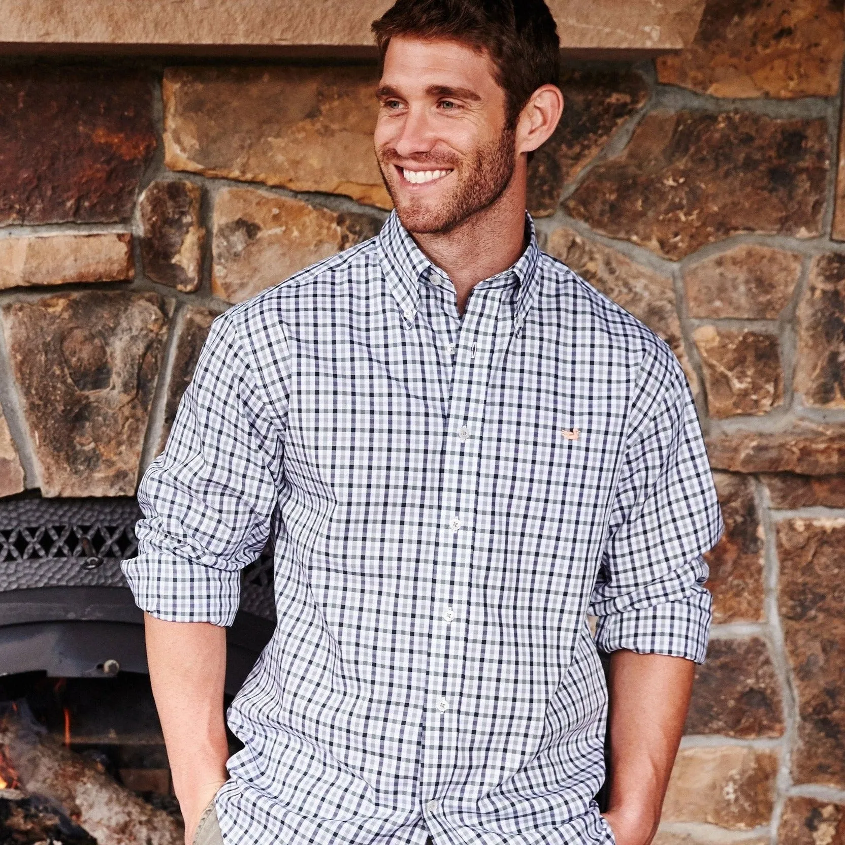 Evans Gingham Dress Shirt