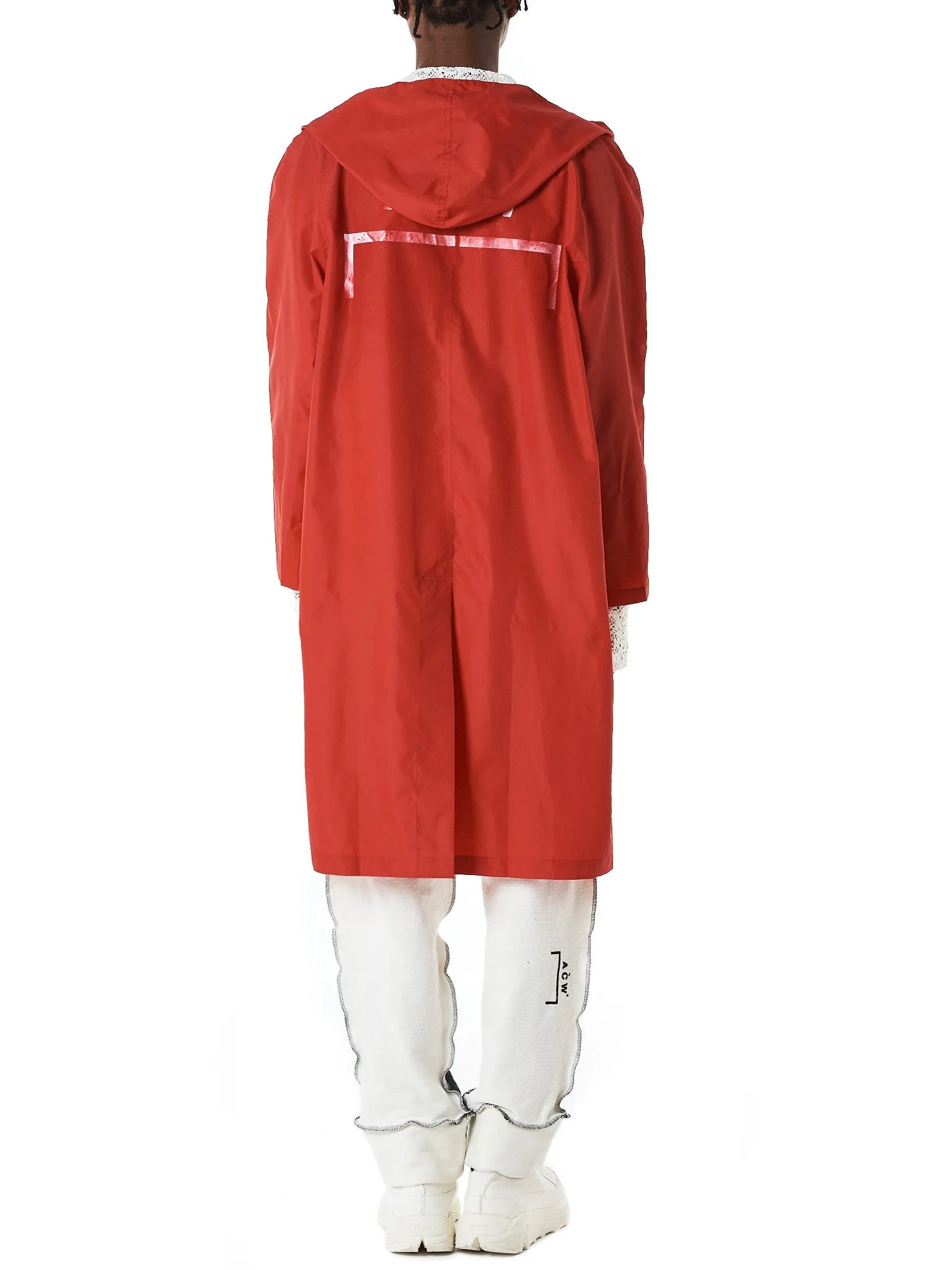 Exclusive Hooded Nylon Coat (ACW-0005-007-RED)