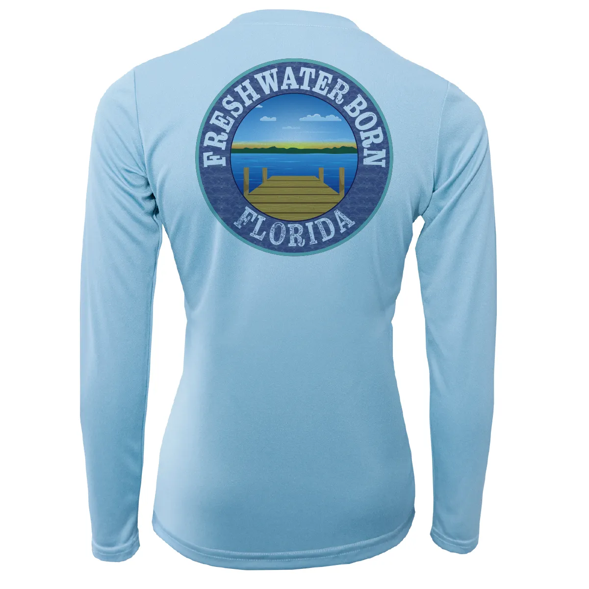 Florida Diver Freshwater Born Women's Long Sleeve UPF 50  Dry-Fit Shirt