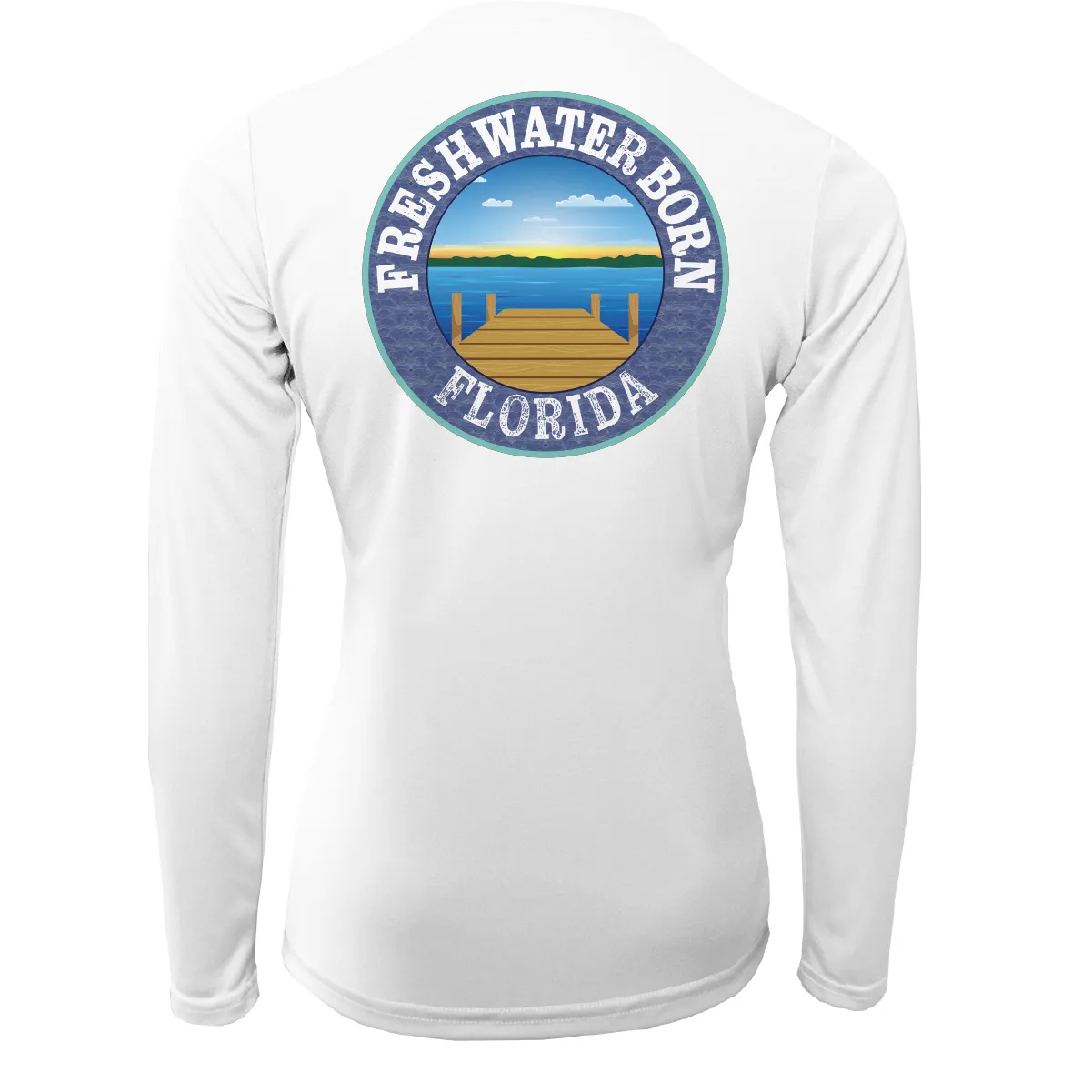 Florida Diver Freshwater Born Women's Long Sleeve UPF 50  Dry-Fit Shirt