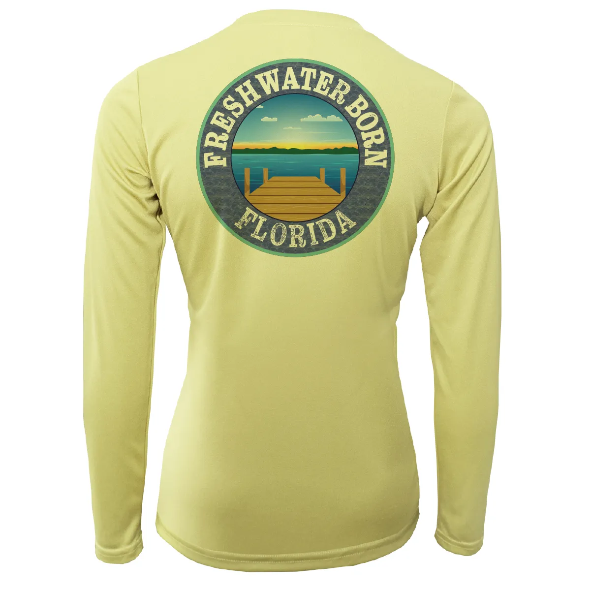 Florida Diver Freshwater Born Women's Long Sleeve UPF 50  Dry-Fit Shirt