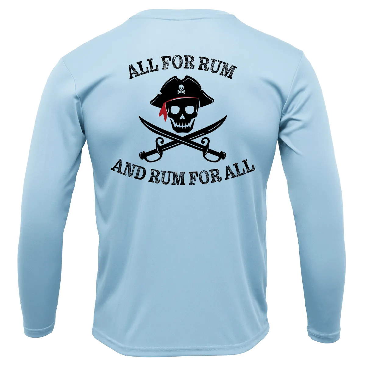 Florida Freshwater Born "All For Rum and Rum For All" Girl's Long Sleeve UPF 50  Dry-Fit Shirt