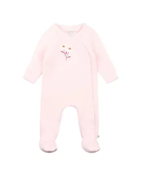 FOX & FINCH DAISY QUILTED WRAP ONESIE