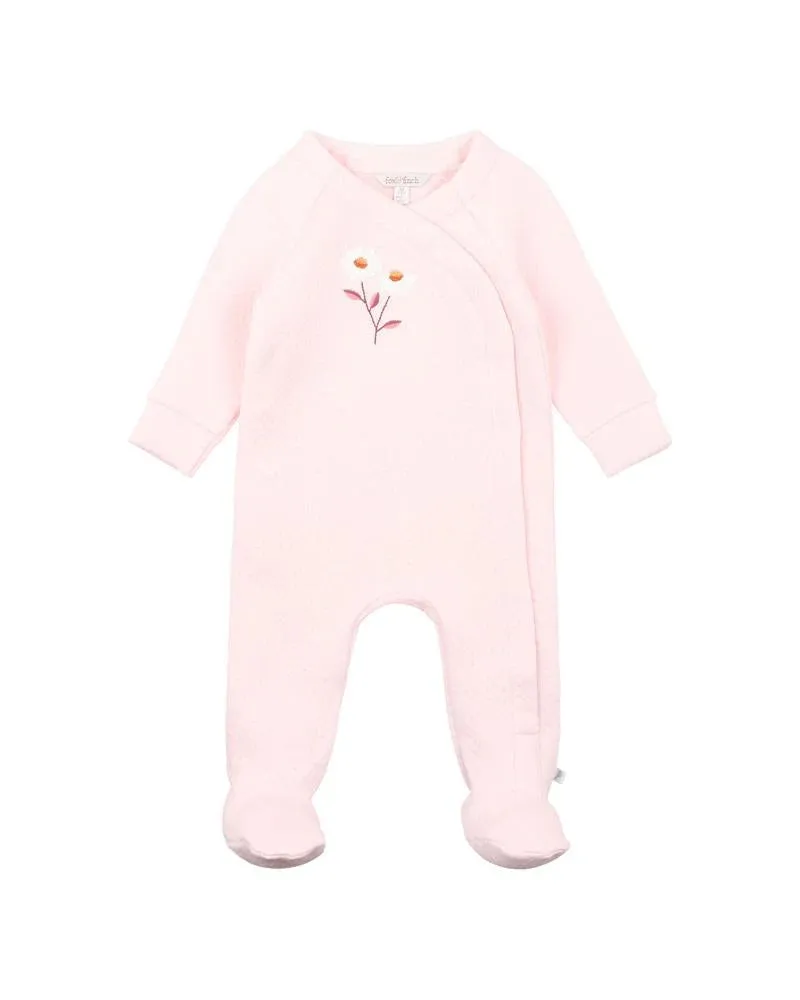 FOX & FINCH DAISY QUILTED WRAP ONESIE