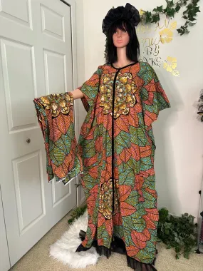 Free size Ankara Agbada bubu dress