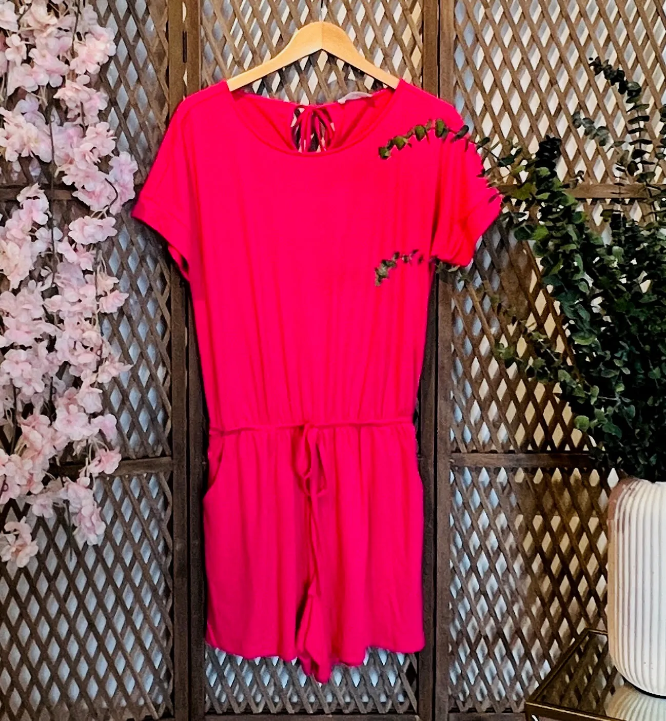 Fuchsia Buttery Soft Romper