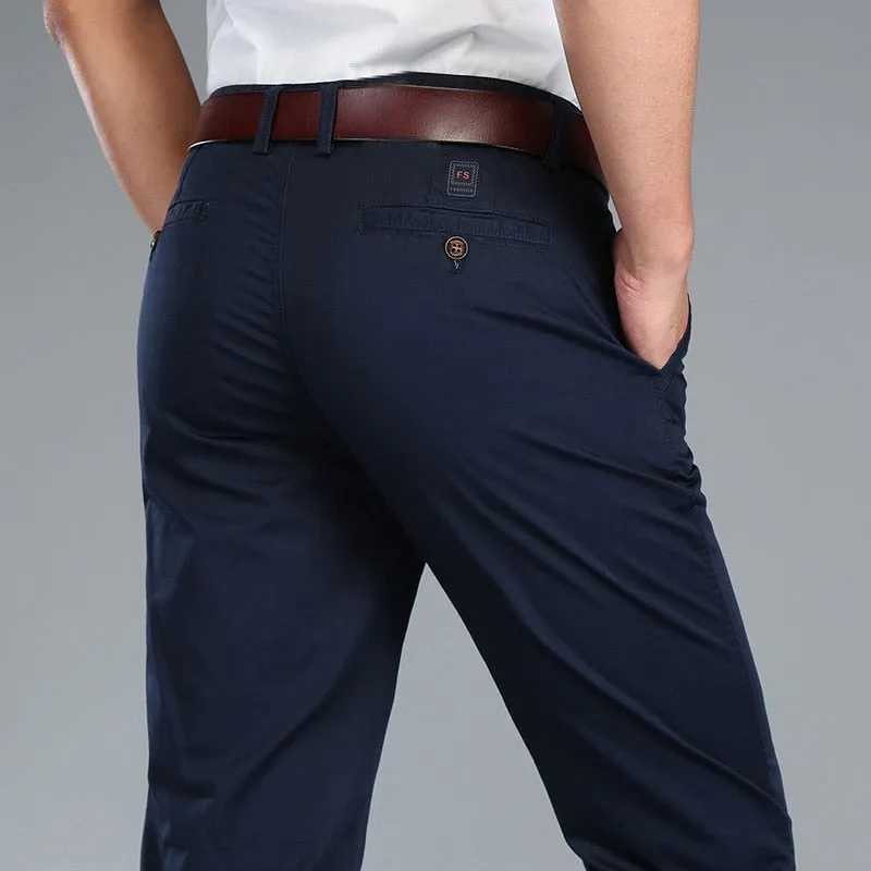 Funki Buys | Pants | Men's Plus Size Straight Leg Business Pant