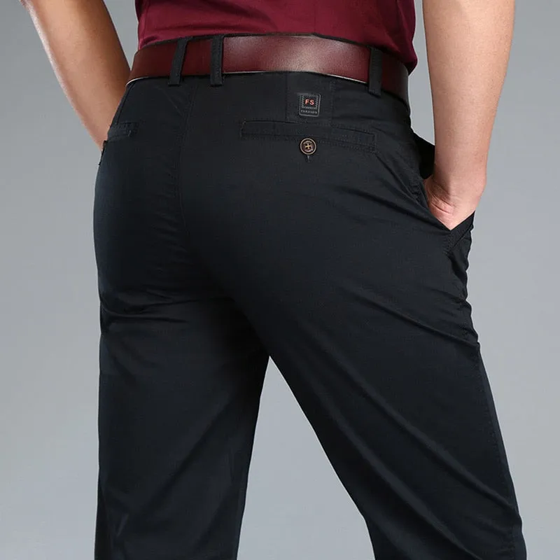 Funki Buys | Pants | Men's Plus Size Straight Leg Business Pant