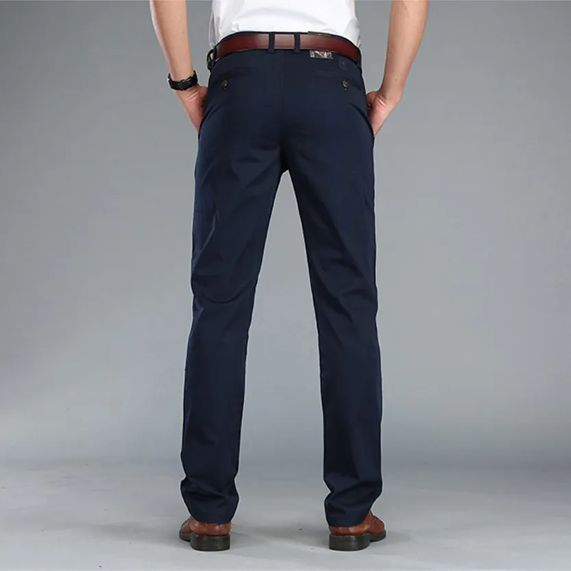 Funki Buys | Pants | Men's Plus Size Straight Leg Business Pant