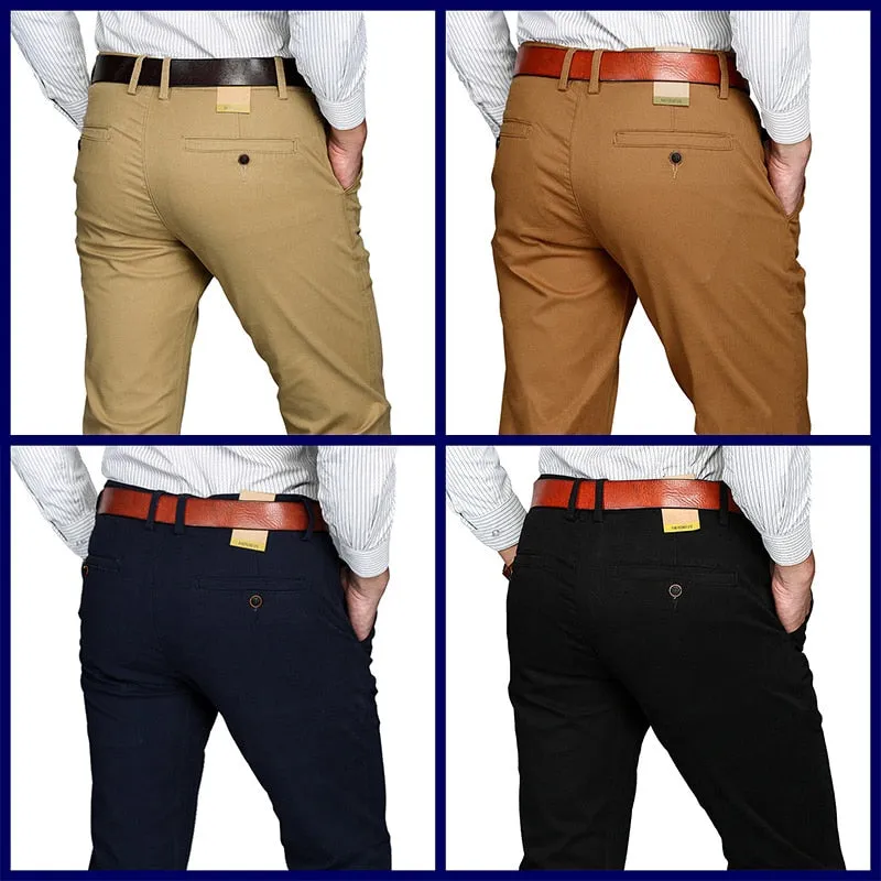 Funki Buys | Pants | Men's Plus Size Straight Leg Business Pant