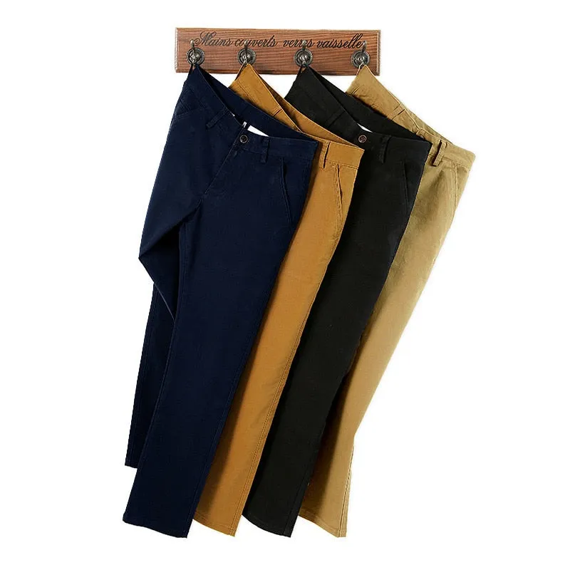 Funki Buys | Pants | Men's Plus Size Straight Leg Business Pant