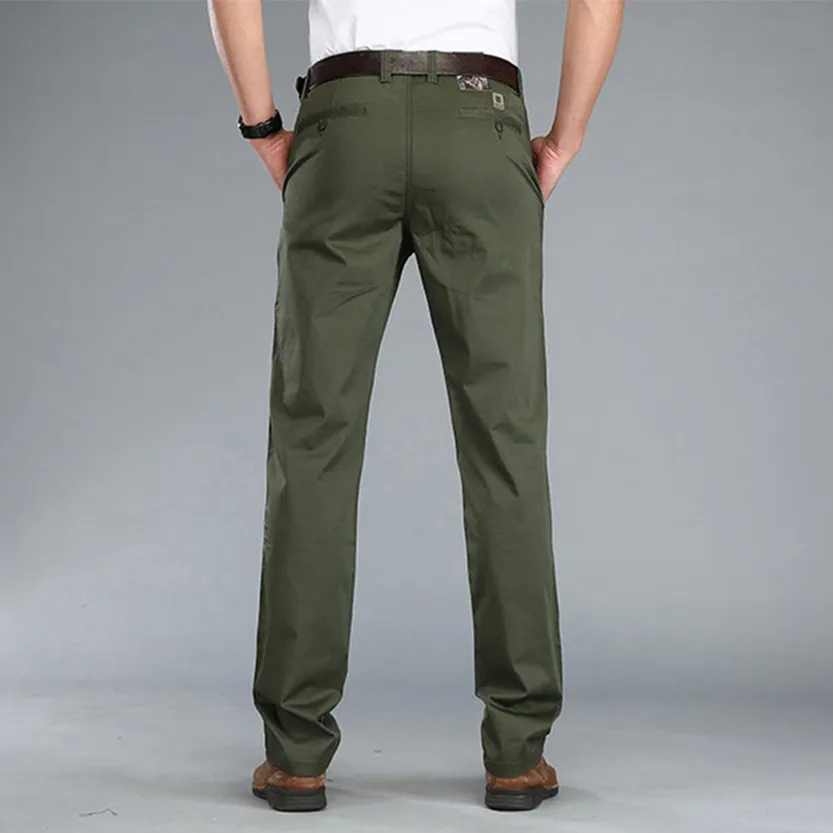 Funki Buys | Pants | Men's Trousers Straight Leg Business Pants