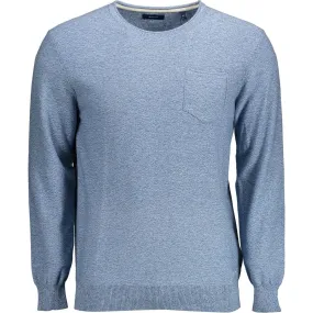 Gant Light Blue Cotton Men Sweater