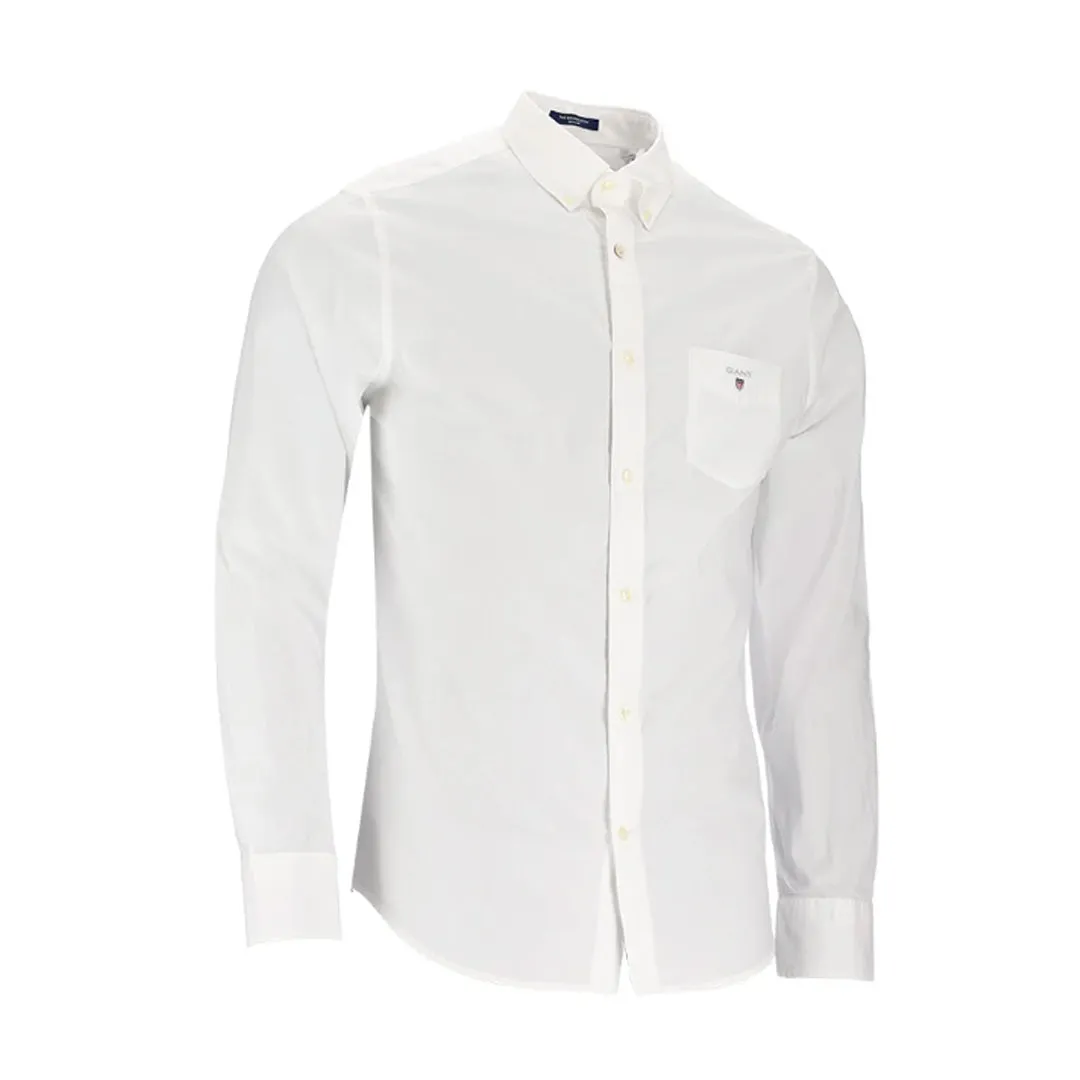 Gant Original Oxford Plain Reg White LS Shirt