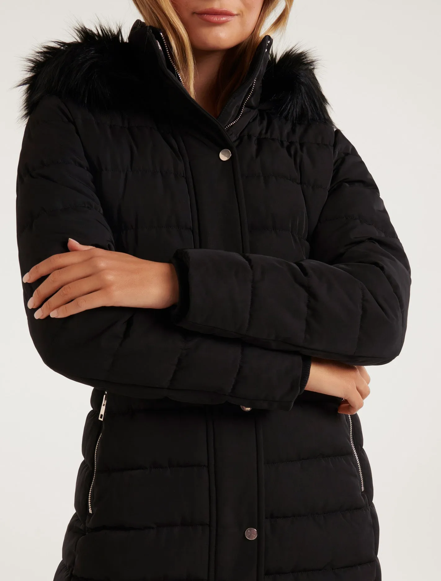 Georgie Long Puffer Coat