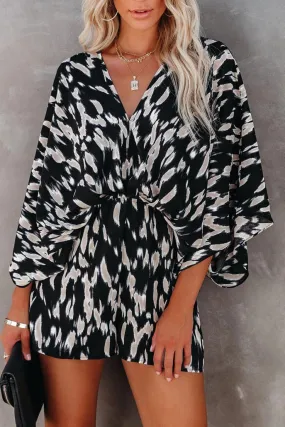 Get The Best Mocha Printed Romper