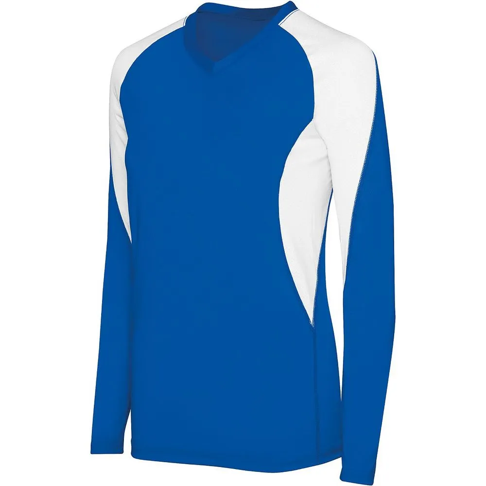 GIRLS LONG SLEEVE COURT JERSEY