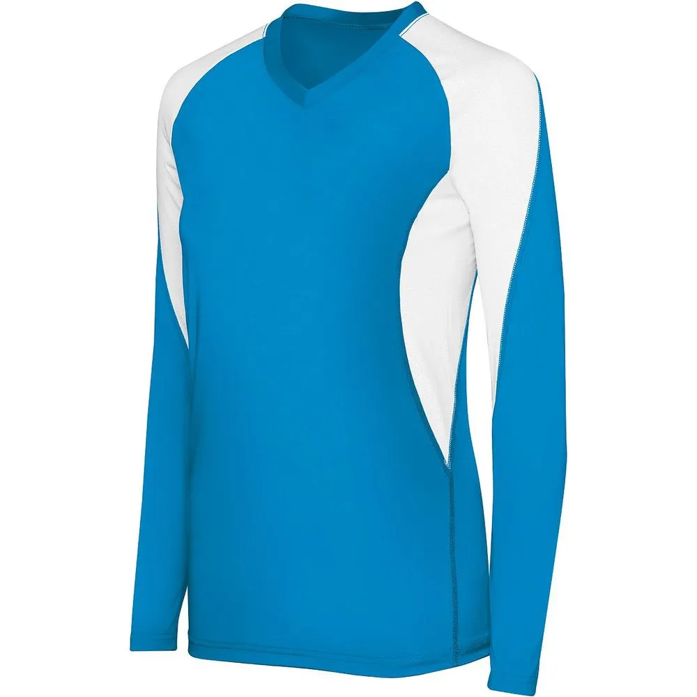 GIRLS LONG SLEEVE COURT JERSEY