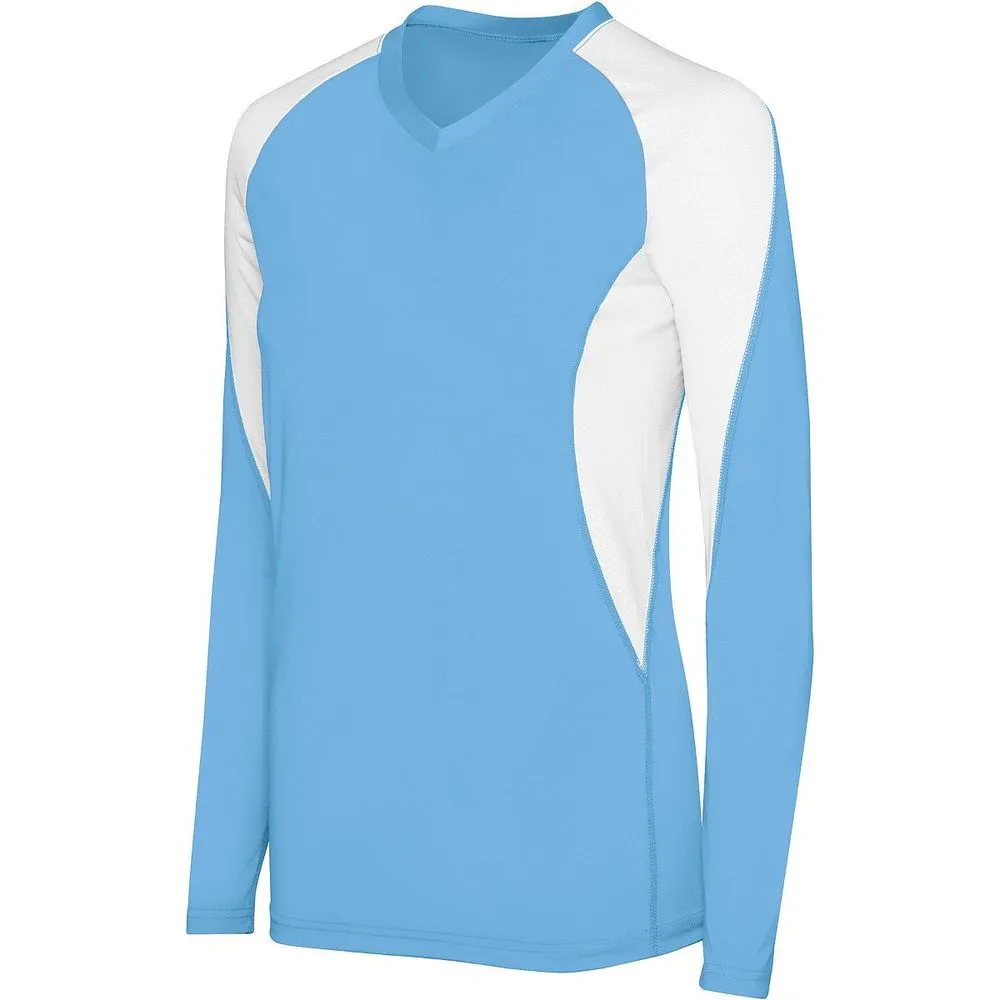 GIRLS LONG SLEEVE COURT JERSEY