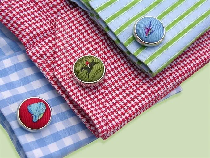 Golf Buddies: Cufflinks - Red