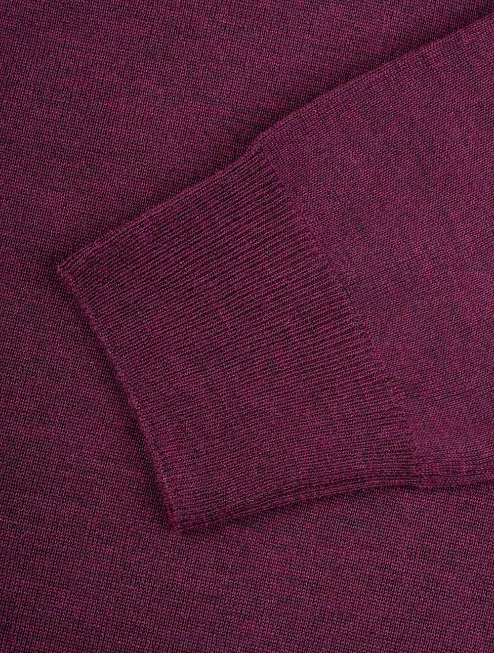 Half Zip Knitwear Wine