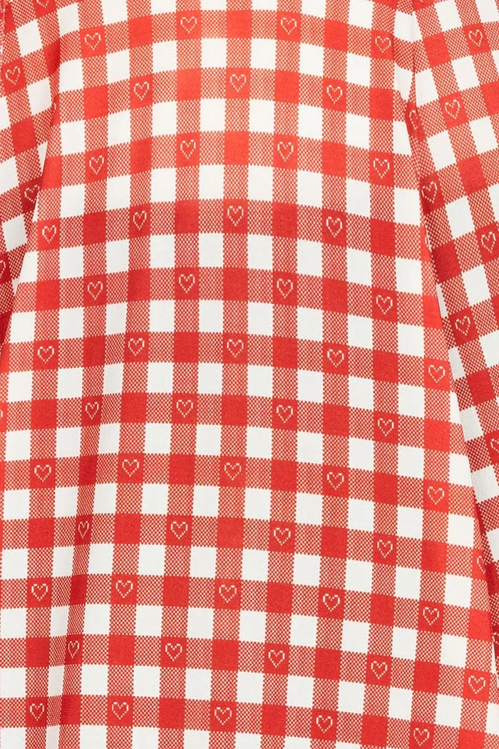 Heart Gingham Lyra Dress