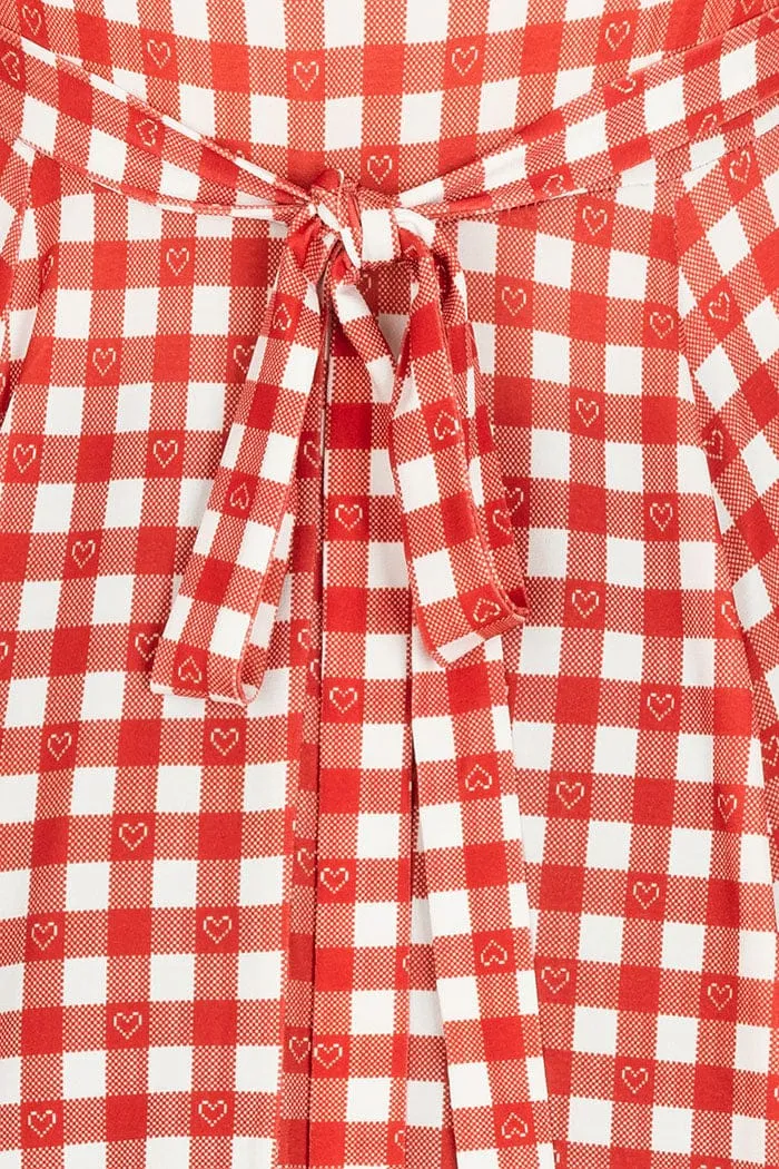 Heart Gingham Lyra Dress