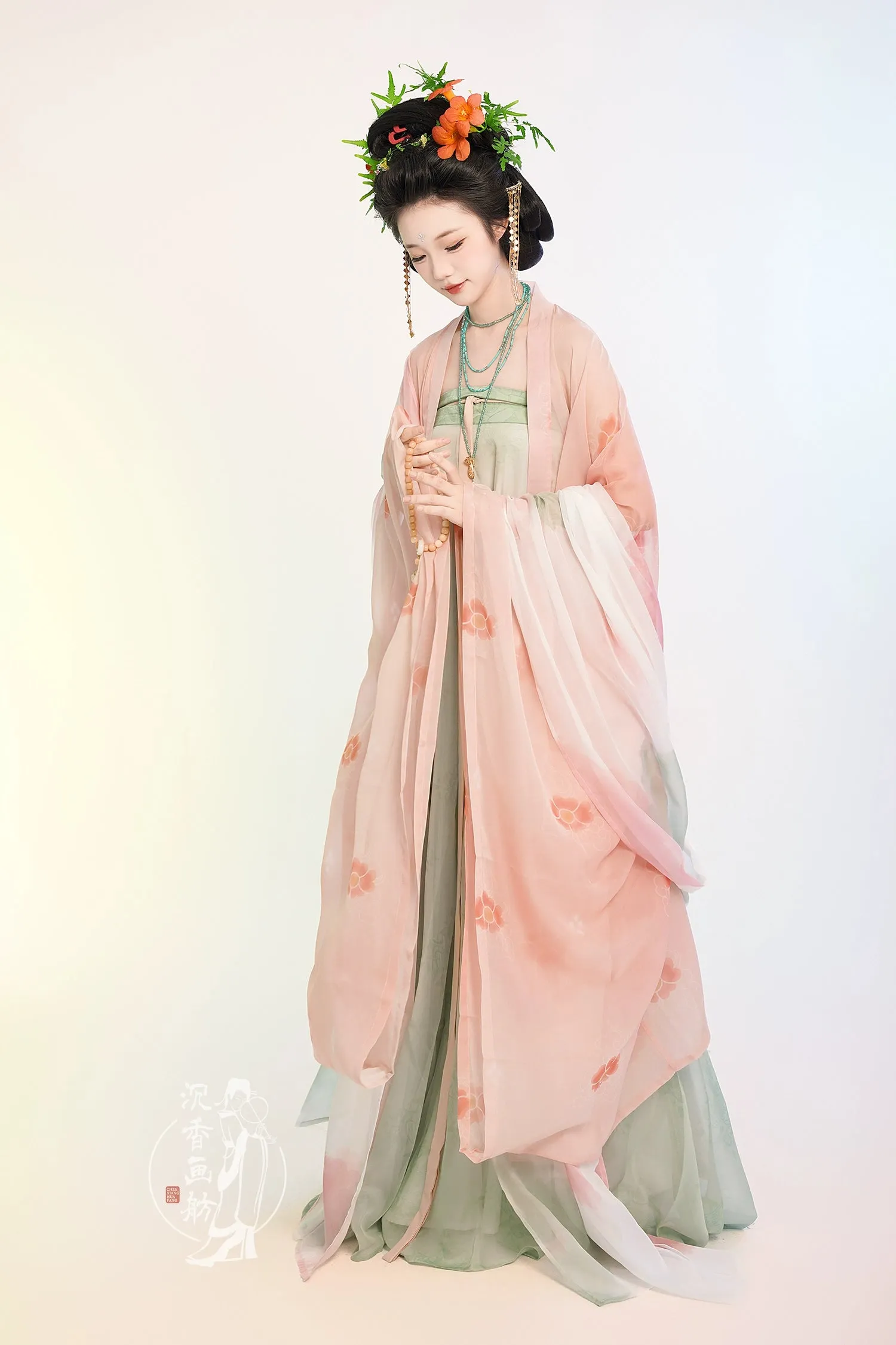 Historically Accurate Tang Dynasty Hanfu, Qixiong Ruqun, Lingxiao (Preorder)