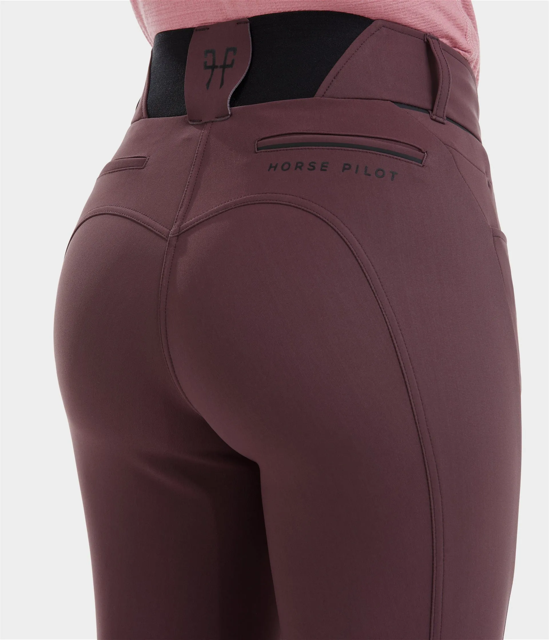 Horse Pilot X-Design Womens Knee Grip Breech - Wine Tasting