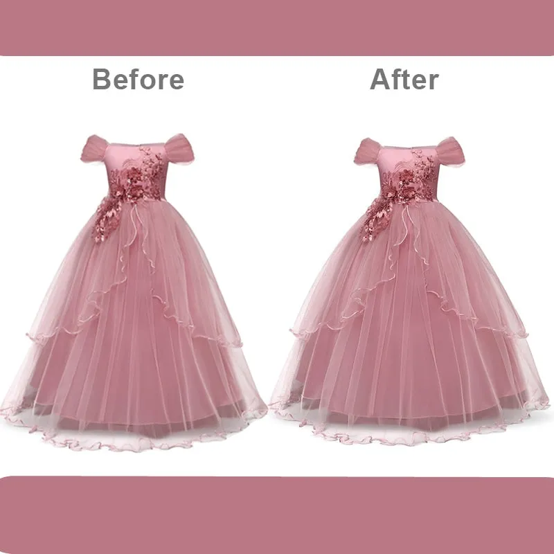 Kid Wedding Dresses for Girls Elegant Flower Princess Long Gown Baby Girl Christmas Dress Size 6 12 14 Years