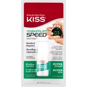 Kiss: Maximum Speed Nail Glue 0.10oz #BK135