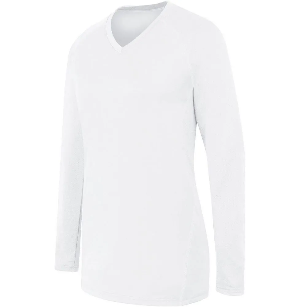 LADIES LONG SLEEVE SOLID JERSEY