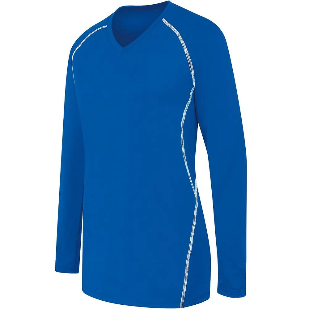 LADIES LONG SLEEVE SOLID JERSEY