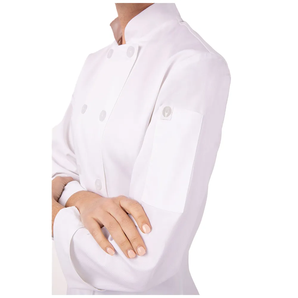 LE WOMEN CHEF COAT - White