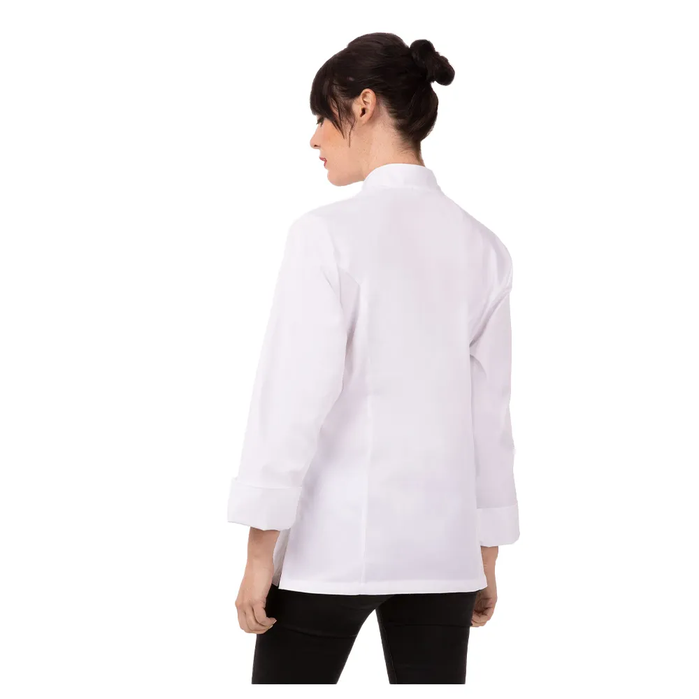 LE WOMEN CHEF COAT - White