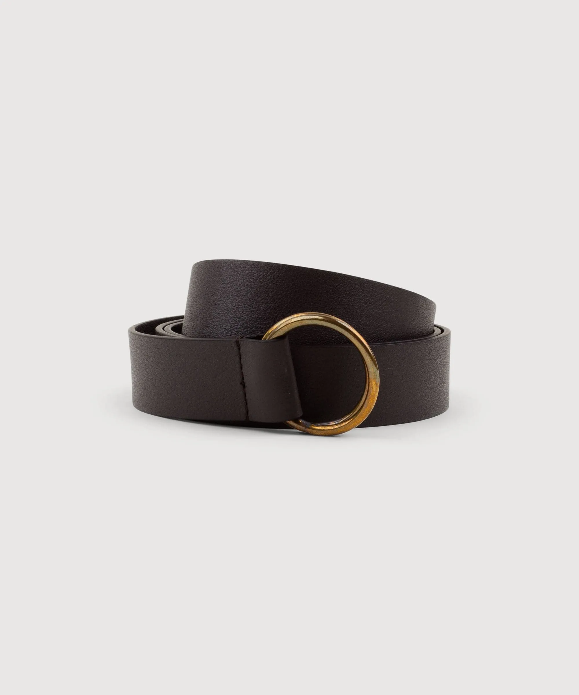 Leather Ring Belt