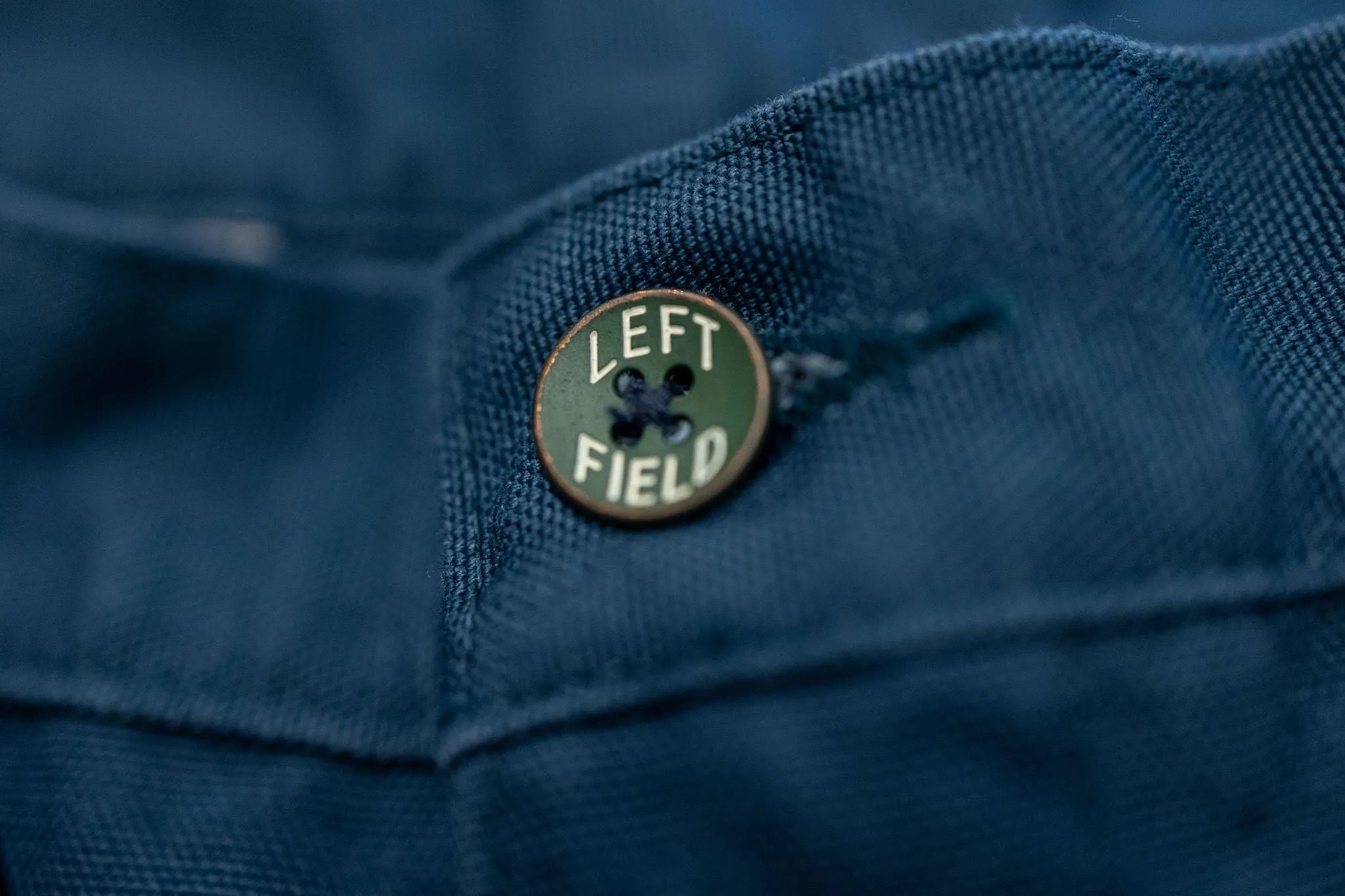 Left Field NYC Work Uniform Chino - Steel Blue