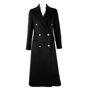 Made in Italy Black Cashmere Jackets & Coat