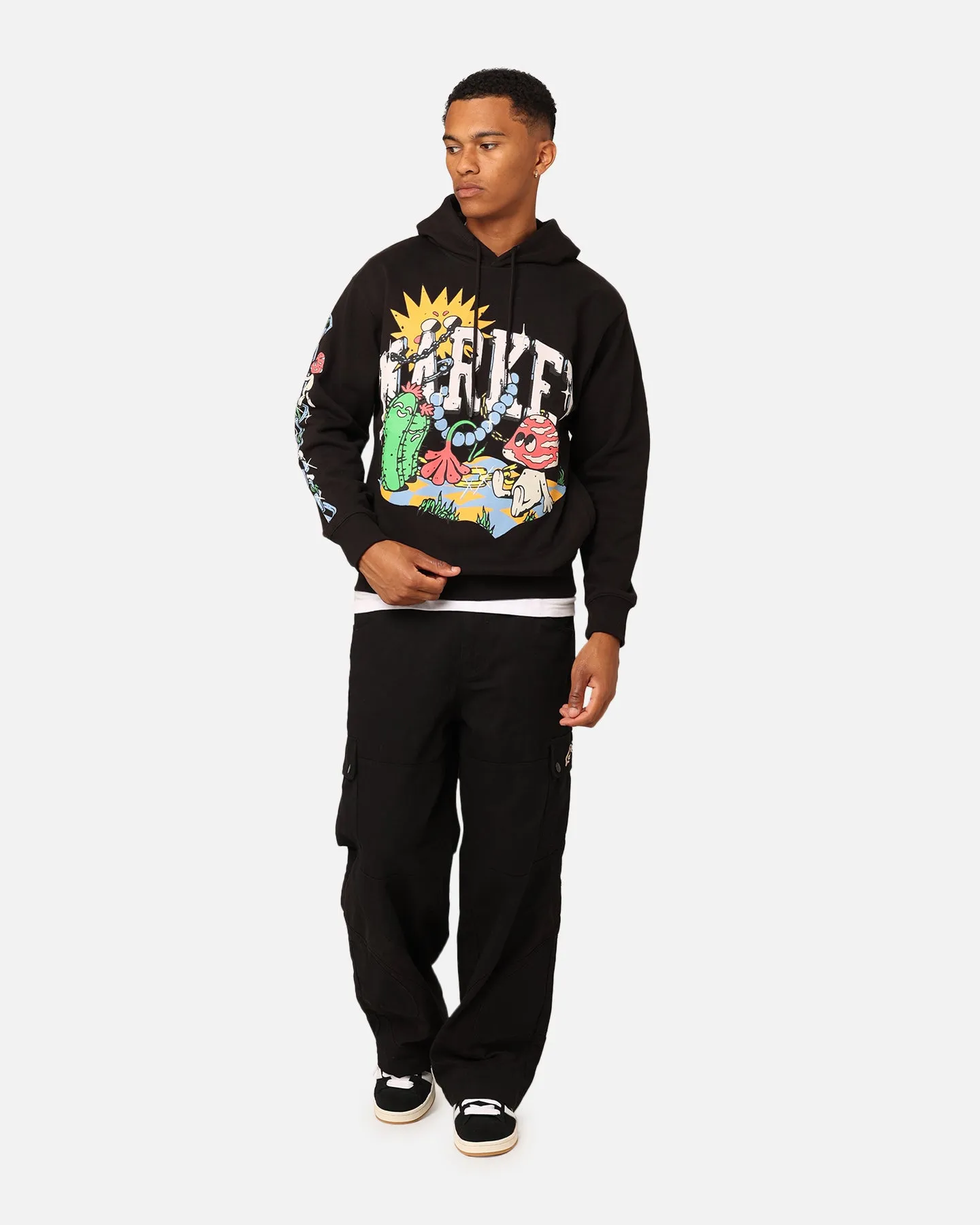 Market Fantasy Farm Pullover Hoodie Black