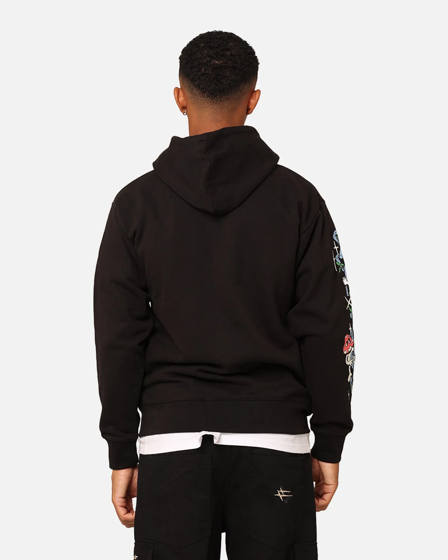 Market Fantasy Farm Pullover Hoodie Black