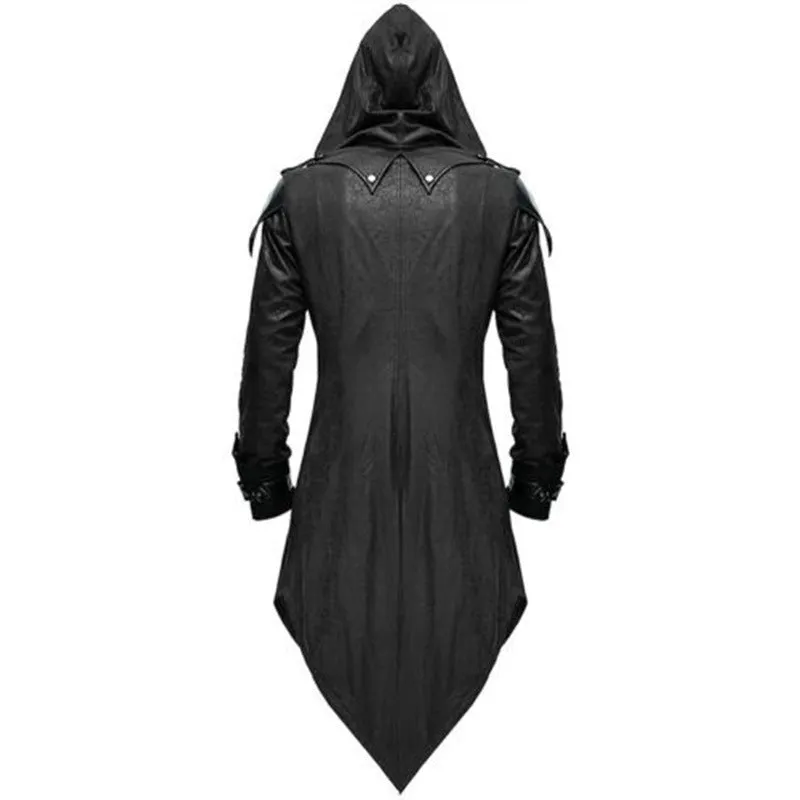 Medieval Halloween Retro Patchwork Coat Male Brother Special Clothing