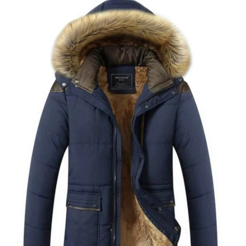 Men Hooded Winter Coat