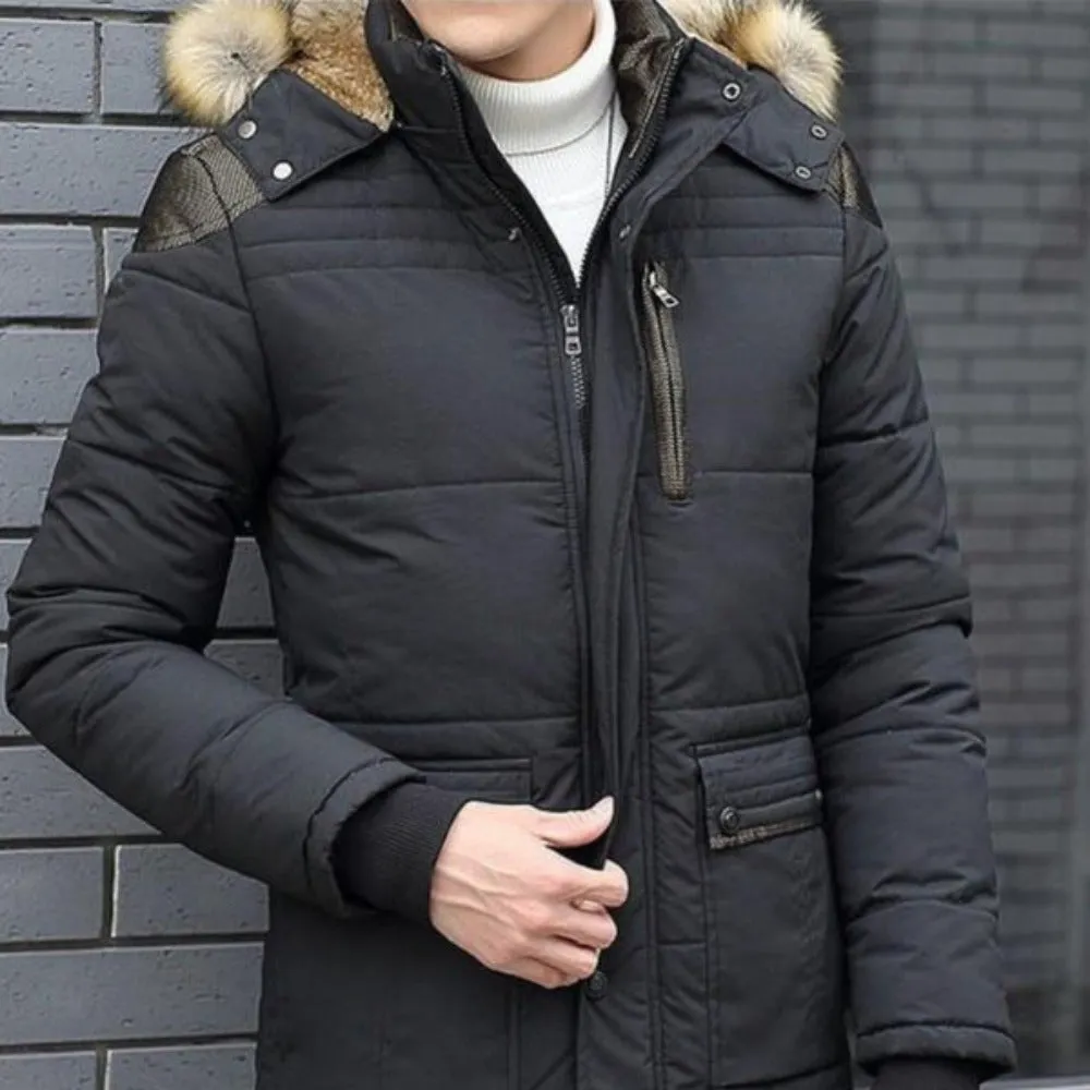 Men Hooded Winter Coat