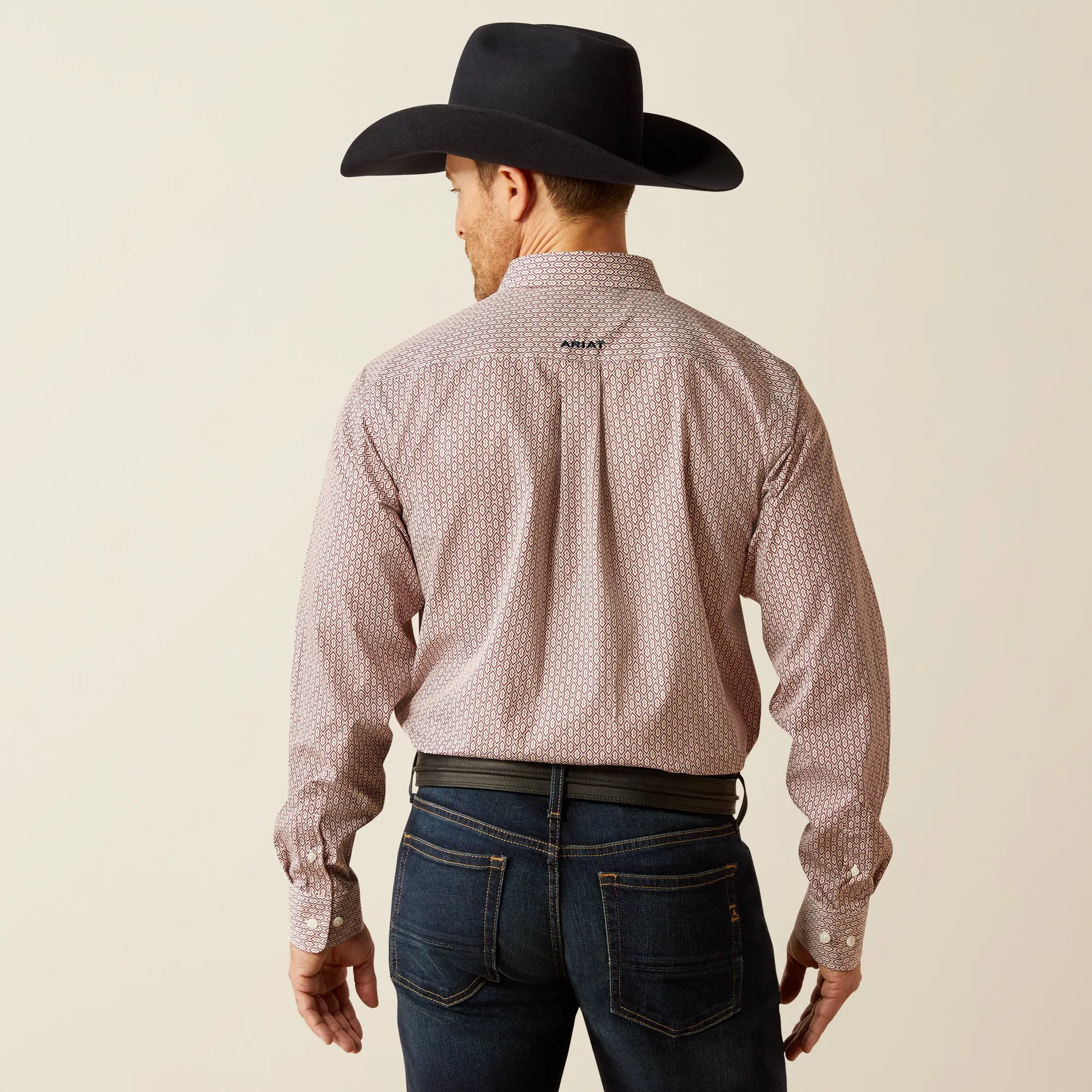 Men's Ariat Wrinkle Free Iven Fitted Shirt - 10054043