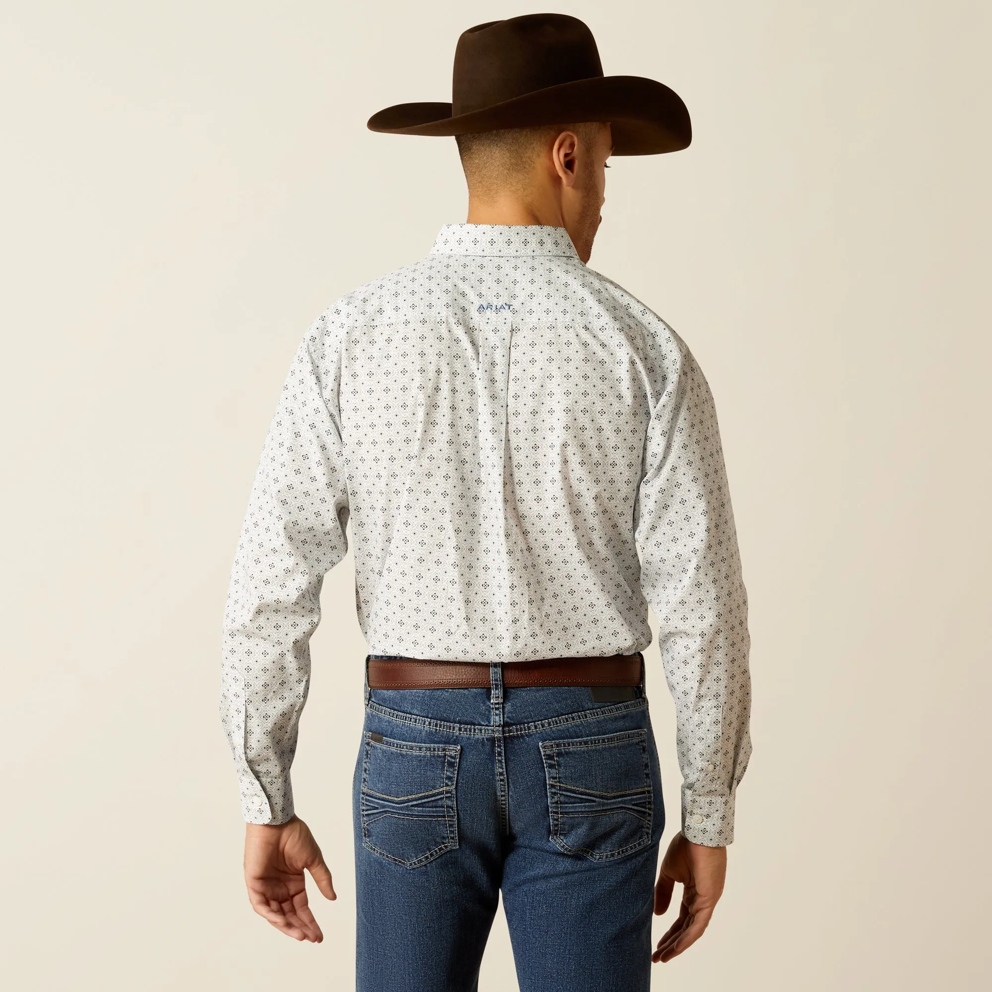 Men's Ariat Wrinkle Free Luca Classic Fit Shirt - 10052387 - FINAL SALE