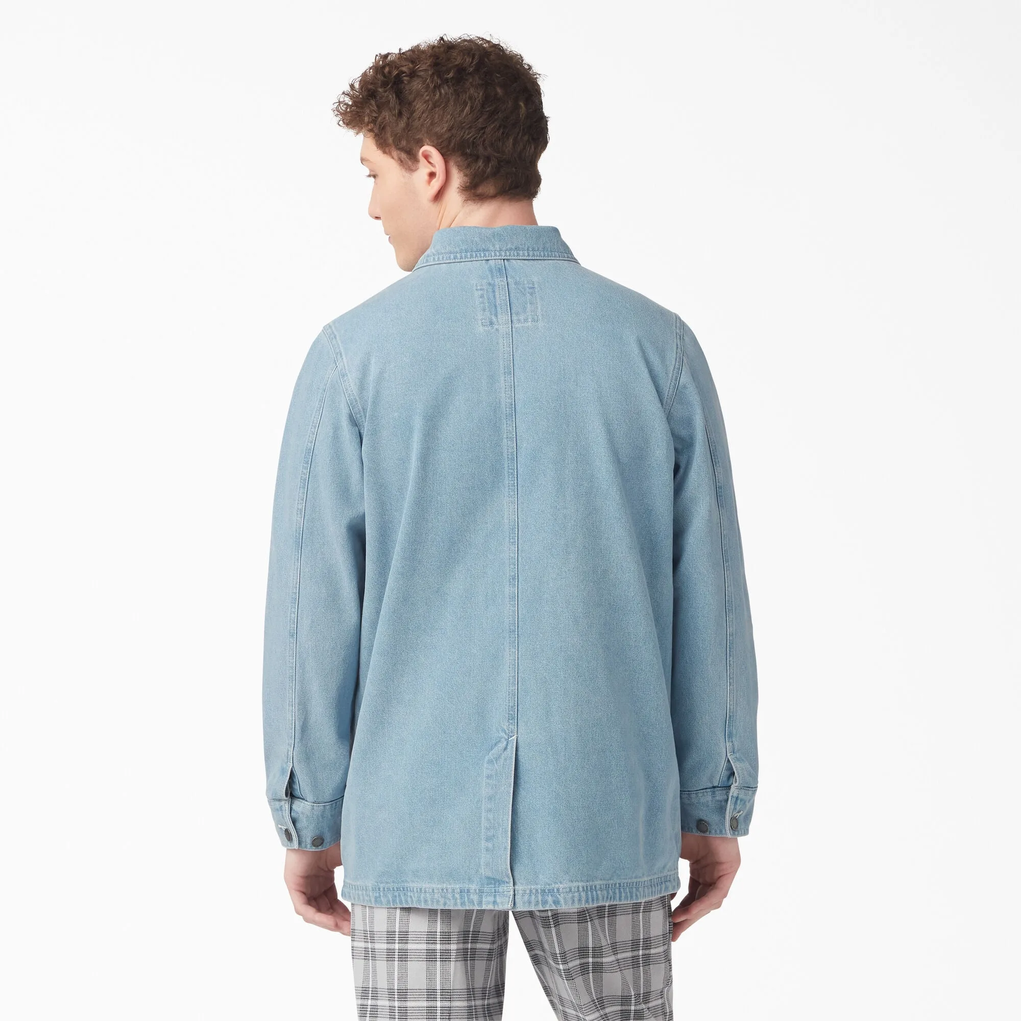 Men's Denim Chore Coat TCR09 - Light Denim