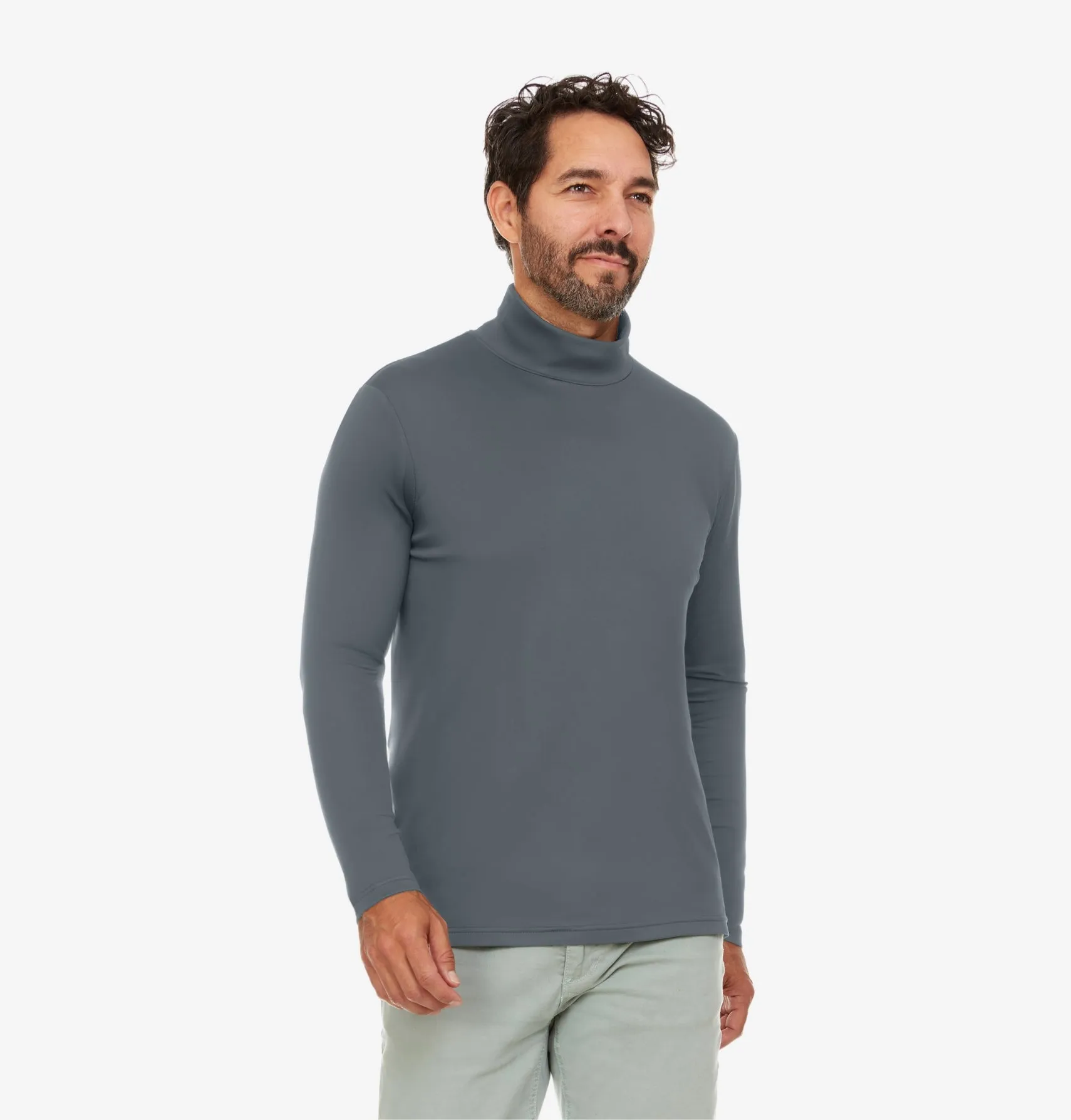 Men's Turtle Neck Thermal Top