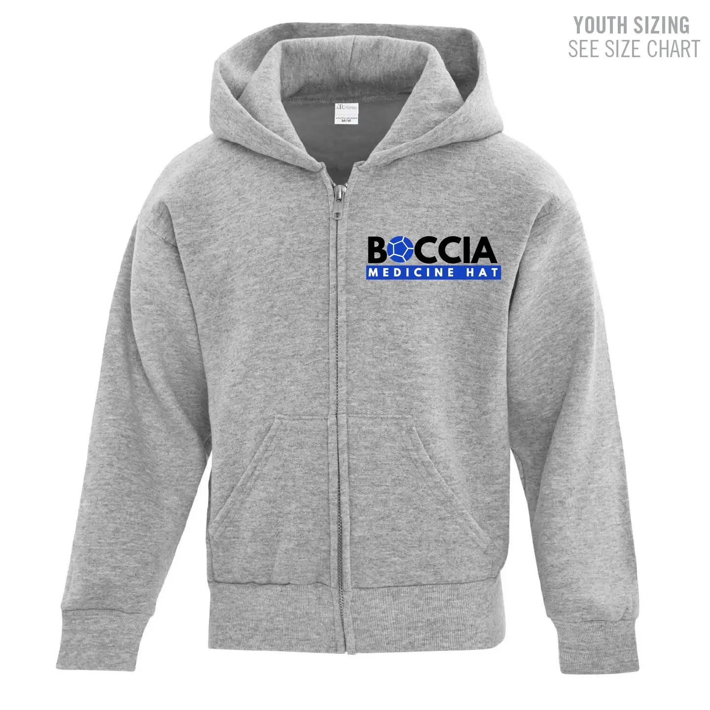 MHASR Boccia YOUTH Zip Up Hoodie (MHASRT005/6-Y2600)