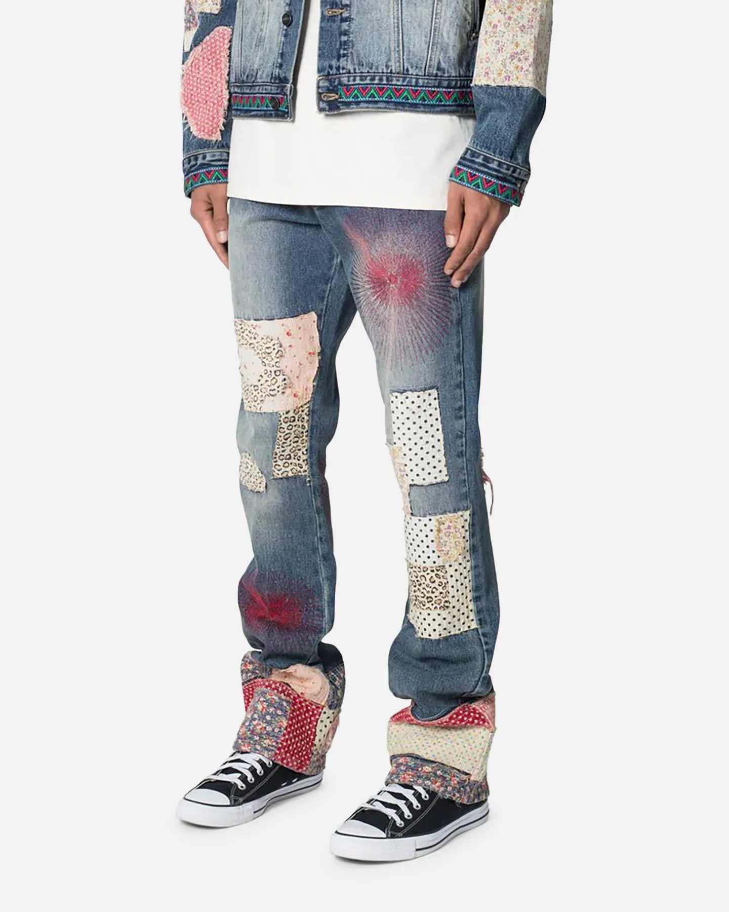 MNML B387 Rugged Flare Denim Jeans Multi