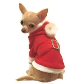 Mr. Holiday Helper Hoodie Dog Coat